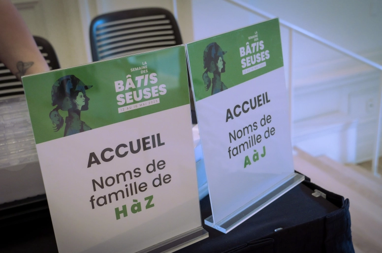 Retour sur la semaine des bâtisseuses