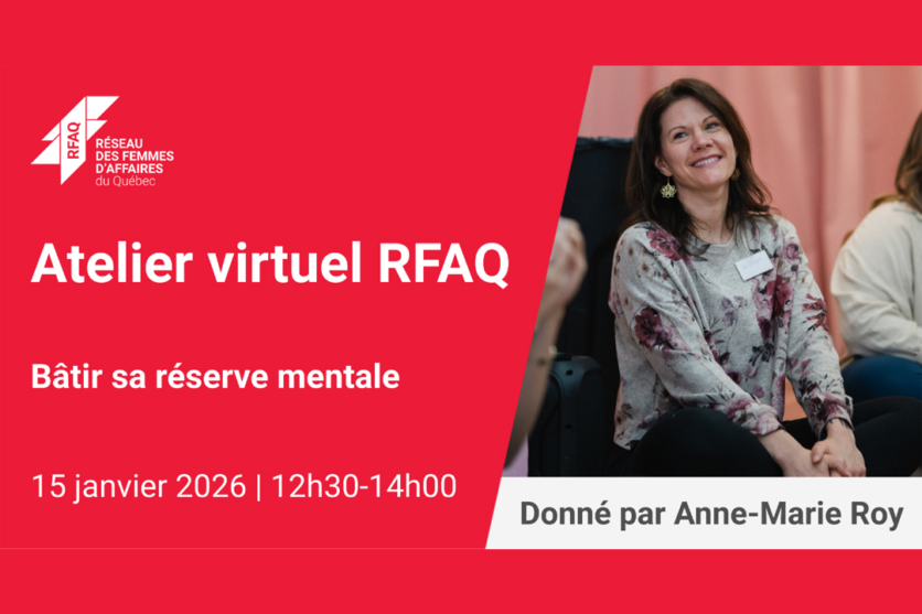 Atelier virtuel RFAQ - Bâtir sa réserve mentale