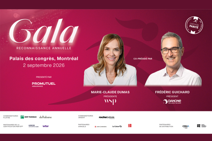 Gala de reconnaissance annuel 2026 de La Gouvernance au Féminin à Montréal
