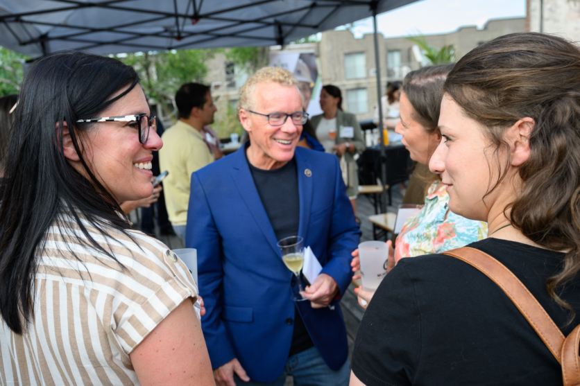Summer cocktail with Minister Boulet in attendance
