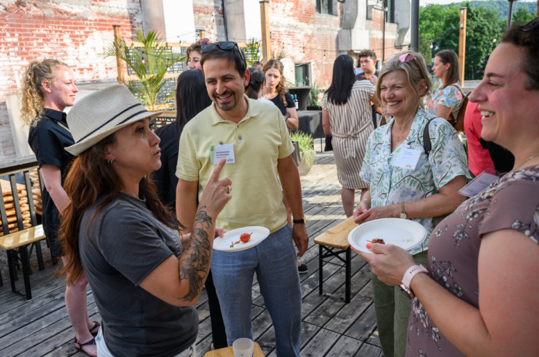 Summer cocktail with Minister Boulet in attendance