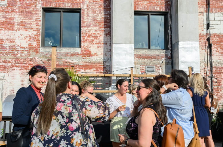 Summer cocktail with Minister Boulet in attendance