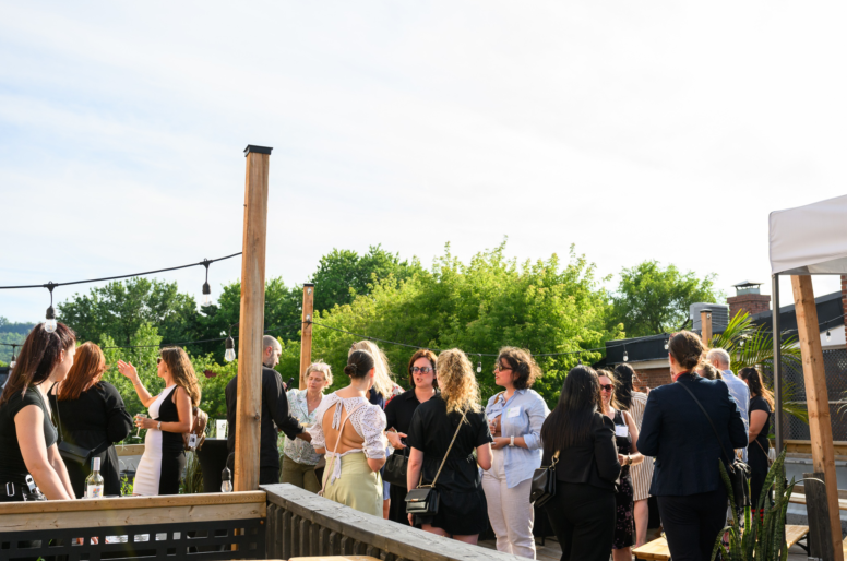 Summer cocktail with Minister Boulet in attendance