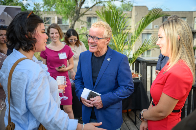 Summer cocktail with Minister Boulet in attendance