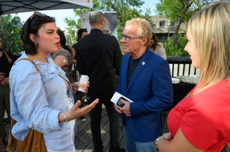 Summer cocktail with Minister Boulet in attendance