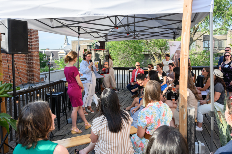 Summer cocktail with Minister Boulet in attendance