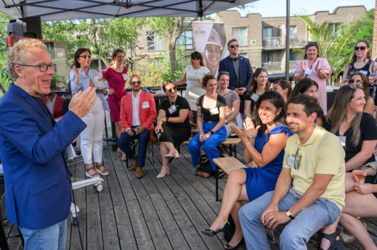 Summer cocktail with Minister Boulet in attendance