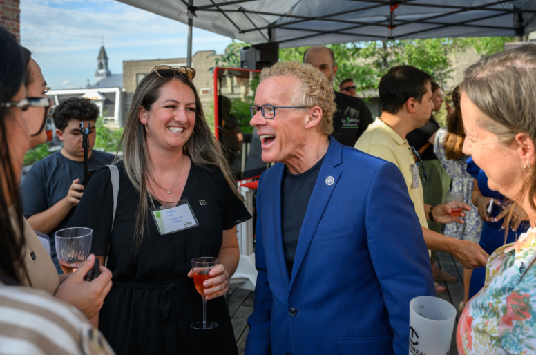 Summer cocktail with Minister Boulet in attendance