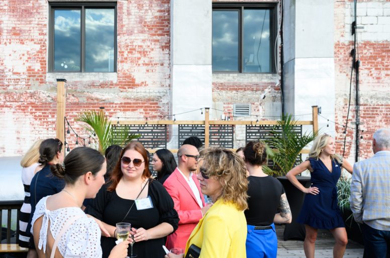 Summer cocktail with Minister Boulet in attendance