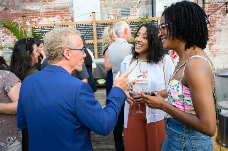 Summer cocktail with Minister Boulet in attendance