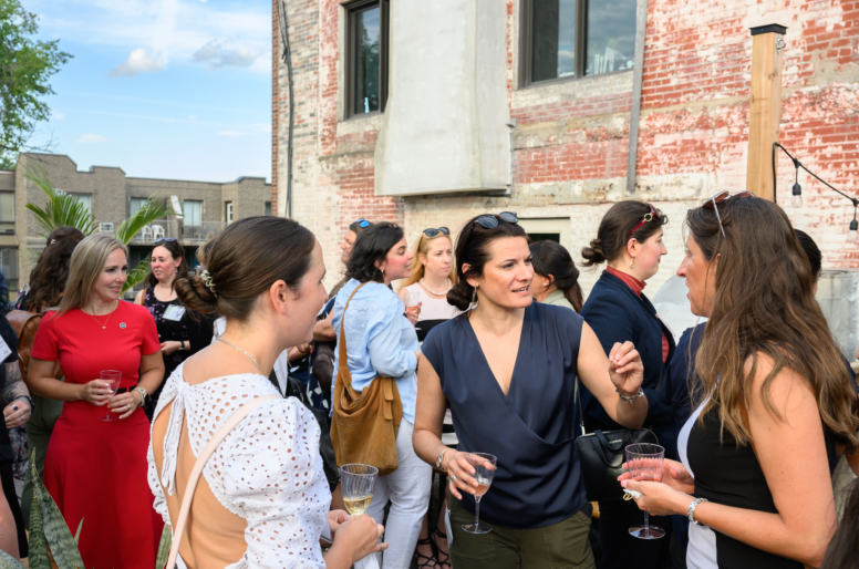 Summer cocktail with Minister Boulet in attendance