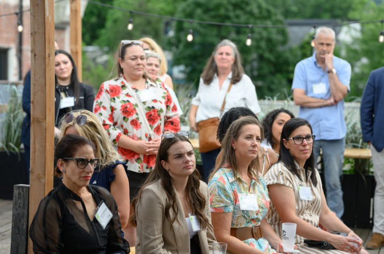 Summer cocktail with Minister Boulet in attendance
