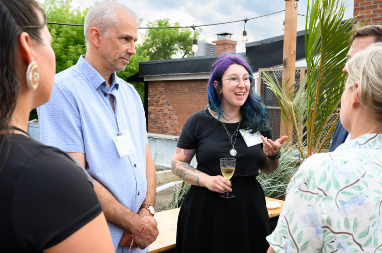 Summer cocktail with Minister Boulet in attendance