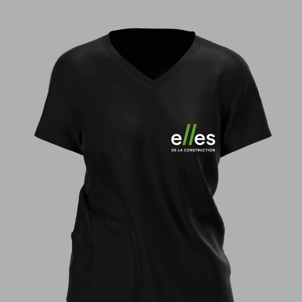 Tee-shirt col en V